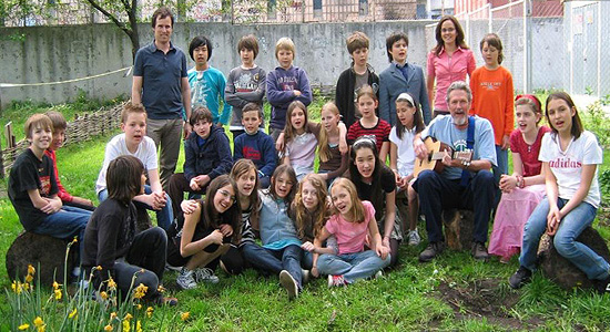 Students from Pechersk School International in Kiev, Ukraine.