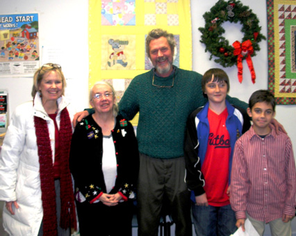 Dr. Ann Hines, second from left, winner of the 2007 BOPH Heroes Award