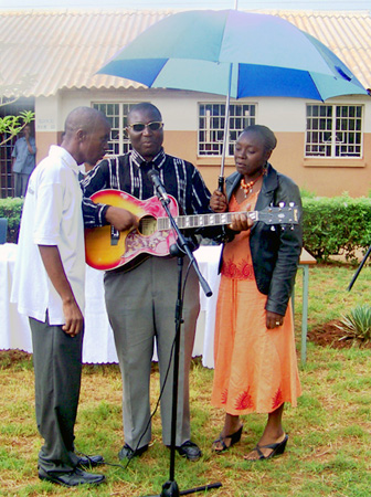 Mr. Mahachi with new Guitar